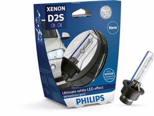 Лампа ксенон Philips D2S White Vision(85122WHV2 S1) 5000K (яркость+120%) ГЕРМАНИЯ  ( 1шт.)